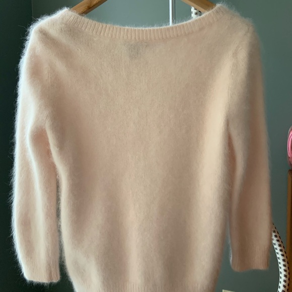 🖤 SOLD - Club Monaco, blush angora sweater 💕 - Picture 3 of 5